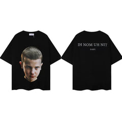IH NOM UH NIT Eleven Portrait Graphic Tee - Black