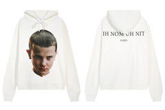 IH NOM UH NIT Eleven Portrait Hoodie - Off-White