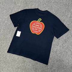 Aimé Leon Dore Apple Graphic Tee - Navy