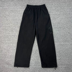 Mertra Straight-Leg Sweatpants - Black