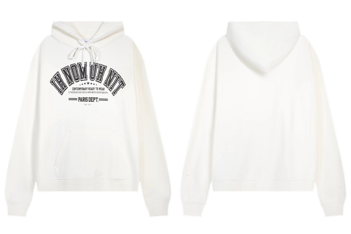 IH NOM UH NIT Paris Dept Varsity Logo Hoodie - Off-White