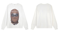 IH NOM UH NIT Runway Division Mask Sweatshirt - Off-White