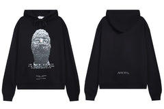 IH NOM UH NIT Rhinestone Mask Hoodie - Black